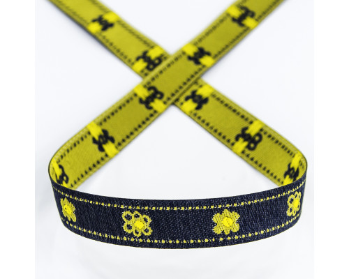 Лента жаккард SAFISA, 10 мм, 15 м, цвет 04