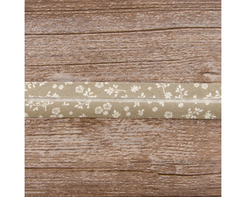 Косая бейка с рисунком SAFISA, арт.6628, 20 мм, 20 м, цвет 02