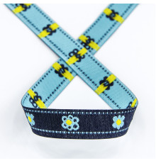 Лента жаккард SAFISA, 10 мм, 15 м, цвет 03