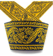 Лента жаккард SAFISA, 100 мм, 15 м, цвет 02
