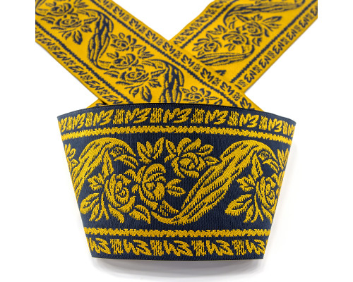 Лента жаккард SAFISA, 100 мм, 15 м, цвет 02