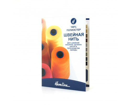 Цветовая карта, HEMLINE, для нити универсальной для шитья (арт.N4124)