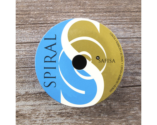 Лента органза SAFISA мини-рулон, 25 мм, 2,5 м, цвет 04, голубой светлый